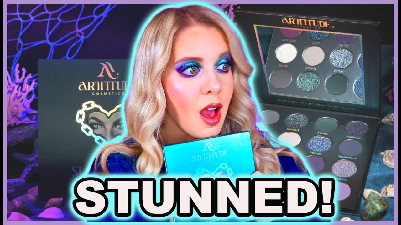 NEW Arttitude Cosmetics Submerged Palette🧜&zwj;♀️| BEST One Yet?!!