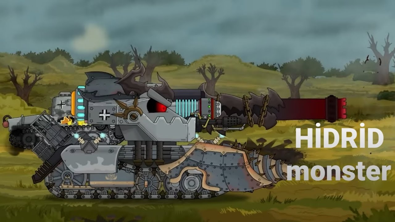 Super tank Rumble.make HİDRİD moster.from homeanimation.