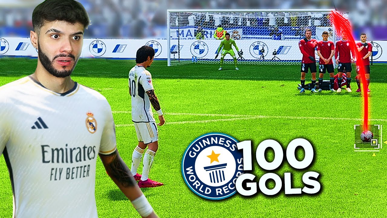 BATI O RECORDE DE GOLS E VIREI ARTILHEIRO DO REAL MADRID! FC 24 (Carreira Jogador)#45