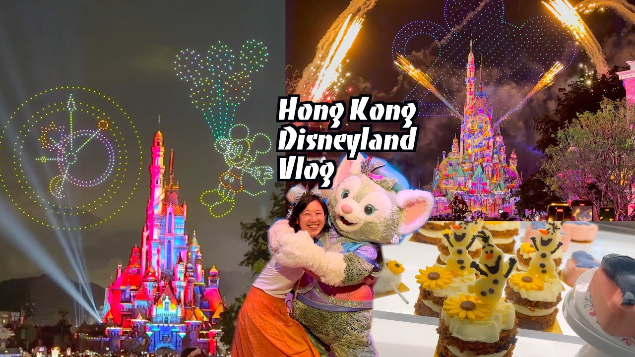 Hong Kong Disneyland 20th 🎉❄️ Frozen World & Anniversary Nighttime Magic Show!