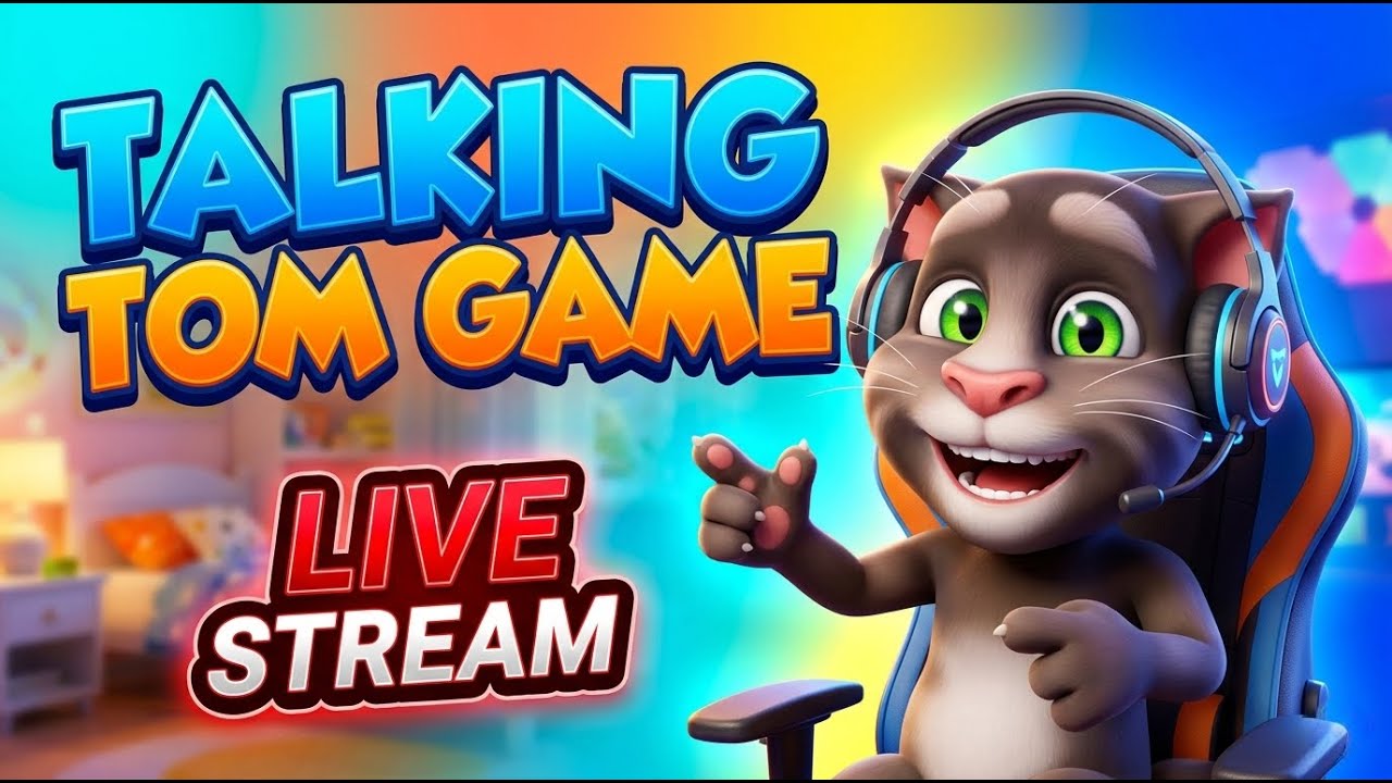 Talking tom live #live #Talkingtom #satisfying