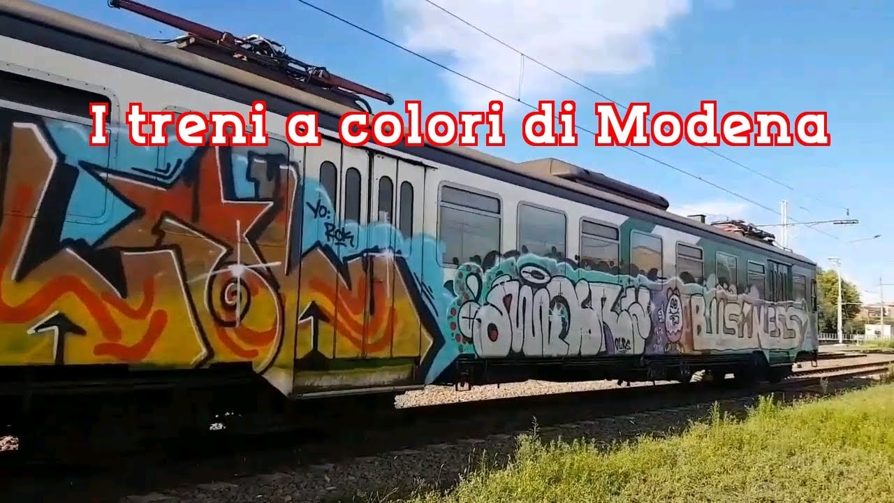 I treni a colori di Modena