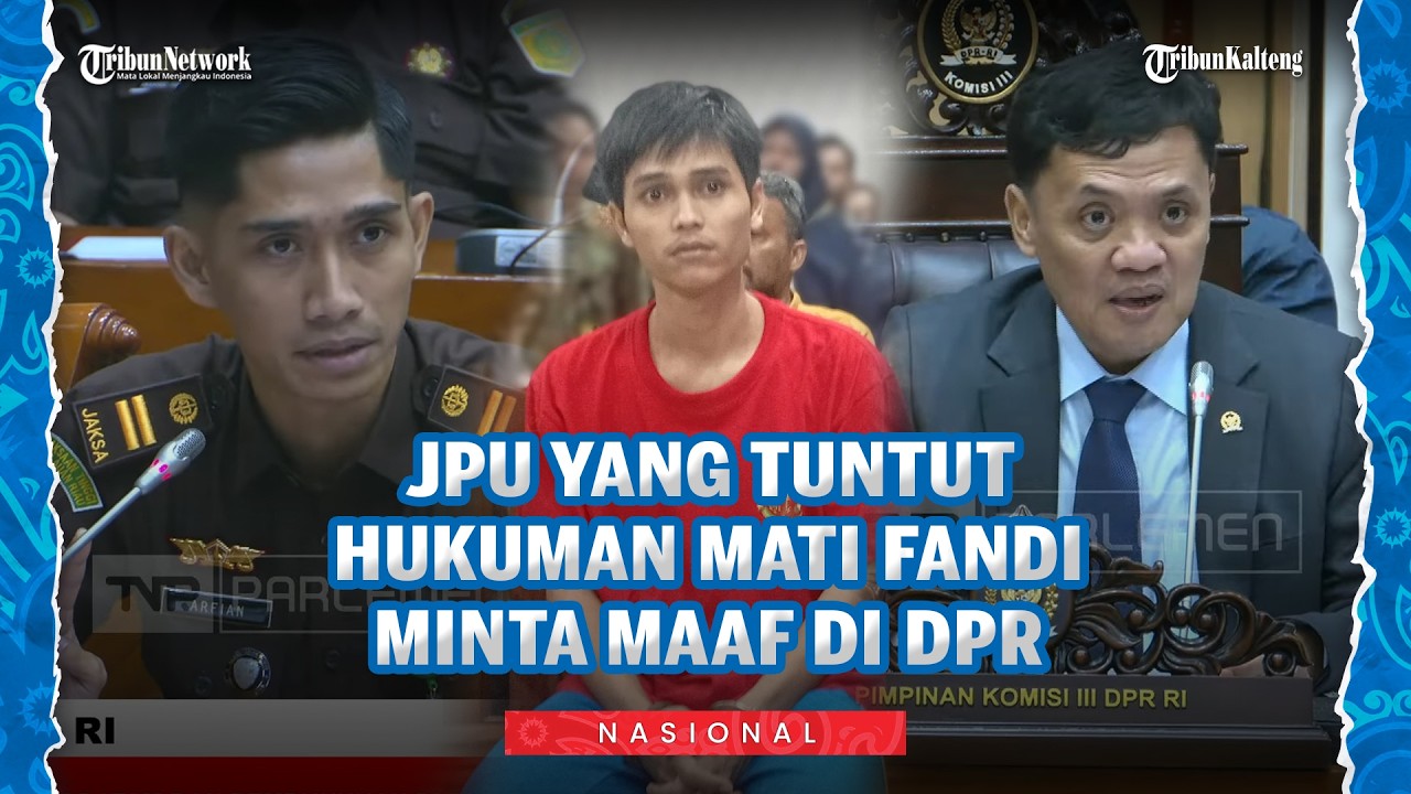 Jaksa yang Tuntut Hukuman Mati Terhadap ABK Fandi Ramadhan Minta Maaf, Mengaku Dapat Sanksi