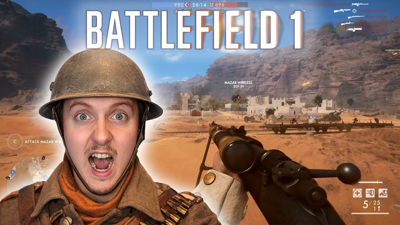 KÖR BATTLEFIELD 1 MED CHATTEN