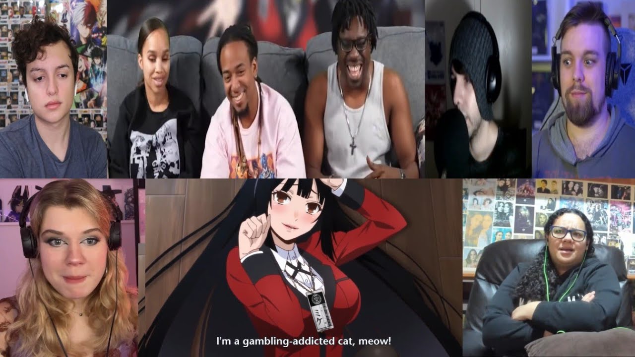 KAKEGURUI EPISODE 3  REACTION MASHUP
