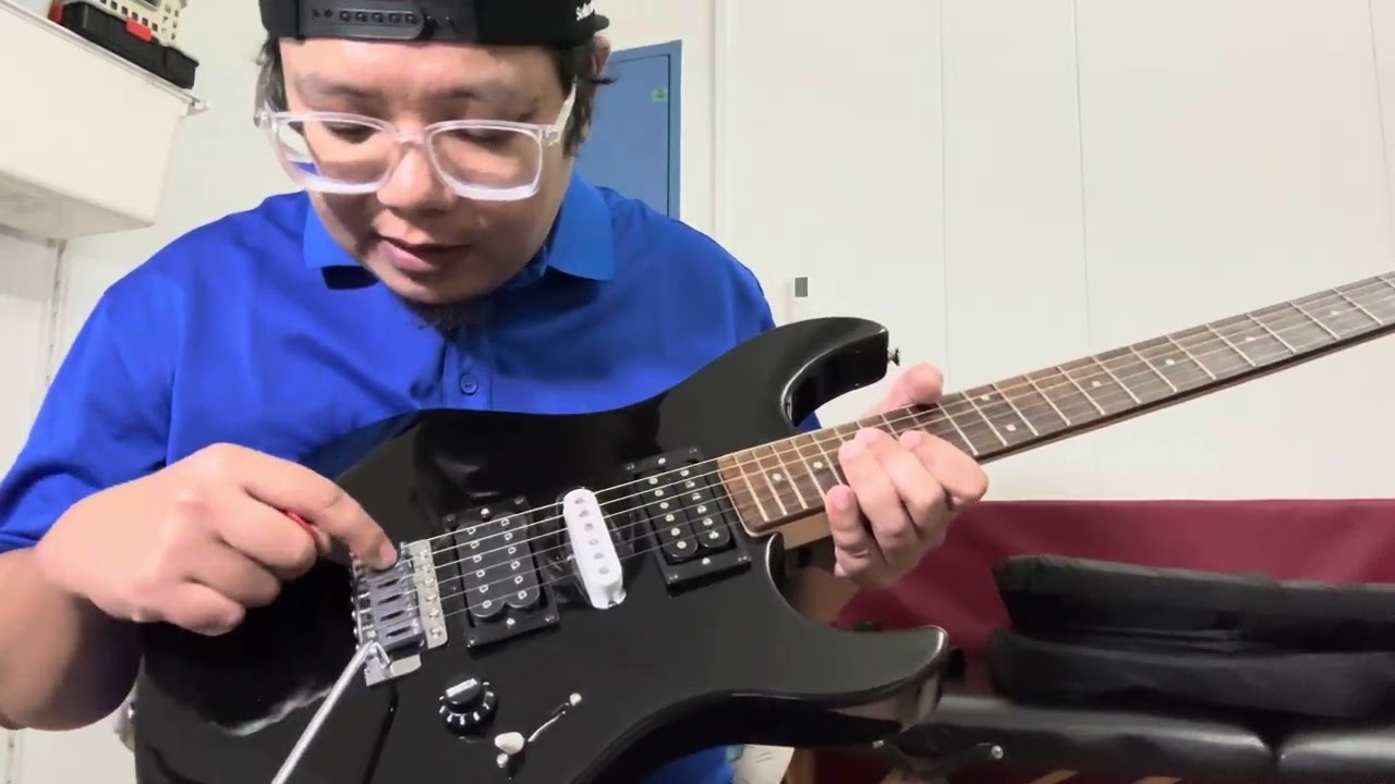 Guitar repair : Yamaha ERG 121c pro setup and upgrades