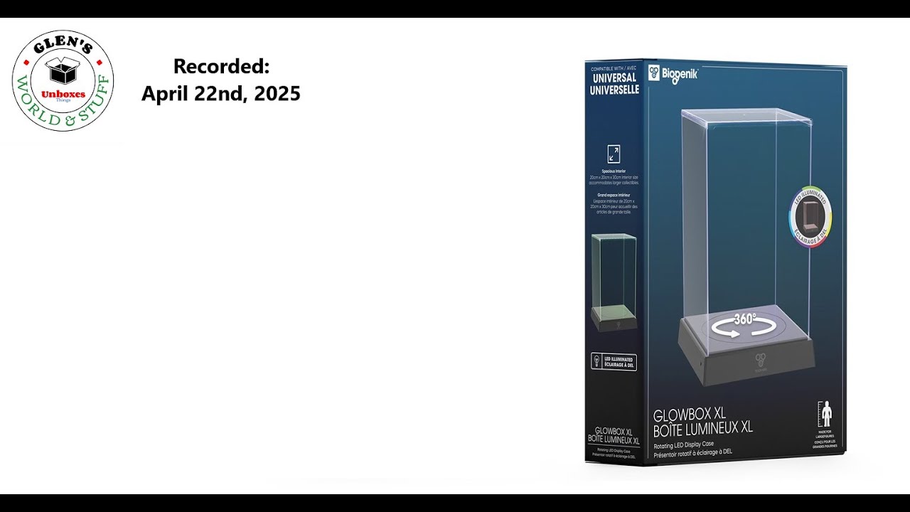 Unboxing: Biogenik Spinning Display Case XL