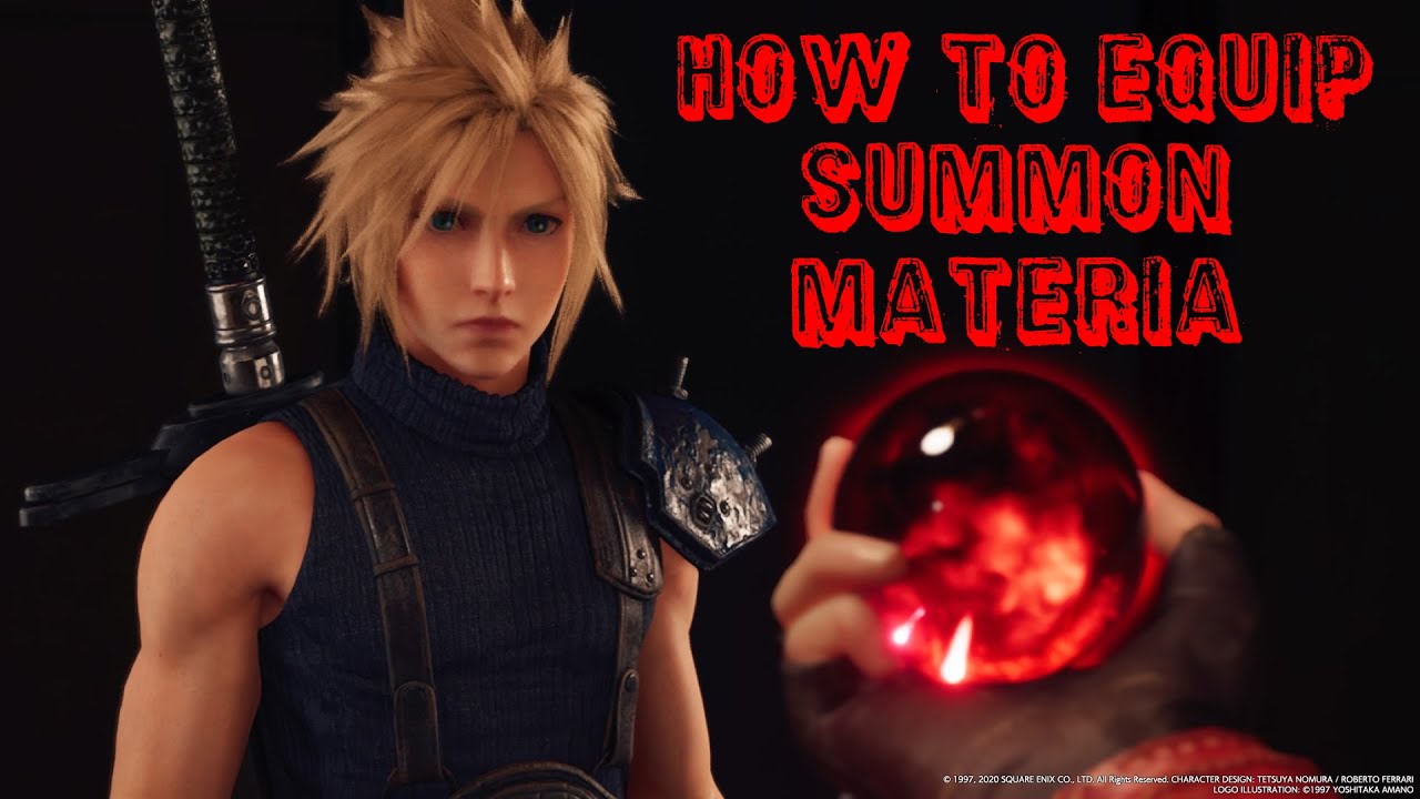 Final Fantasy 7 Remake - How to Use Summon Materia