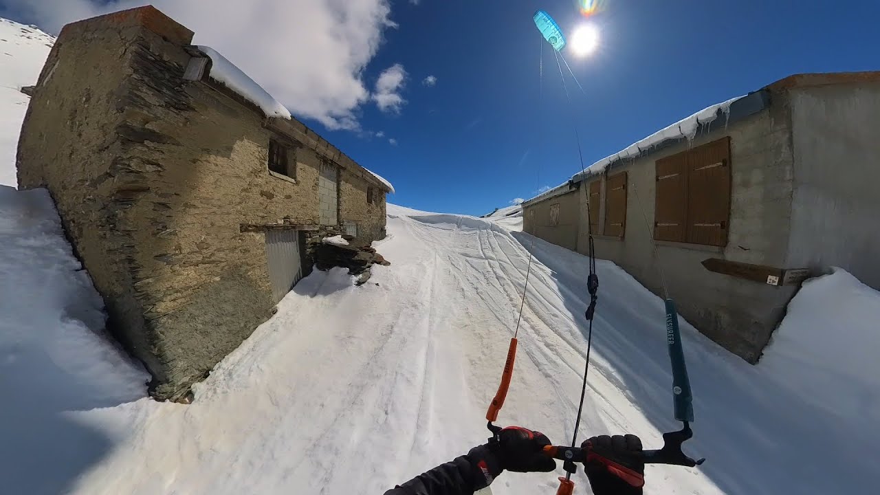 WE ARE SNOWKITE Col du Mt Cenis Snowkiting #flysurfer #insta360 #snowkiting