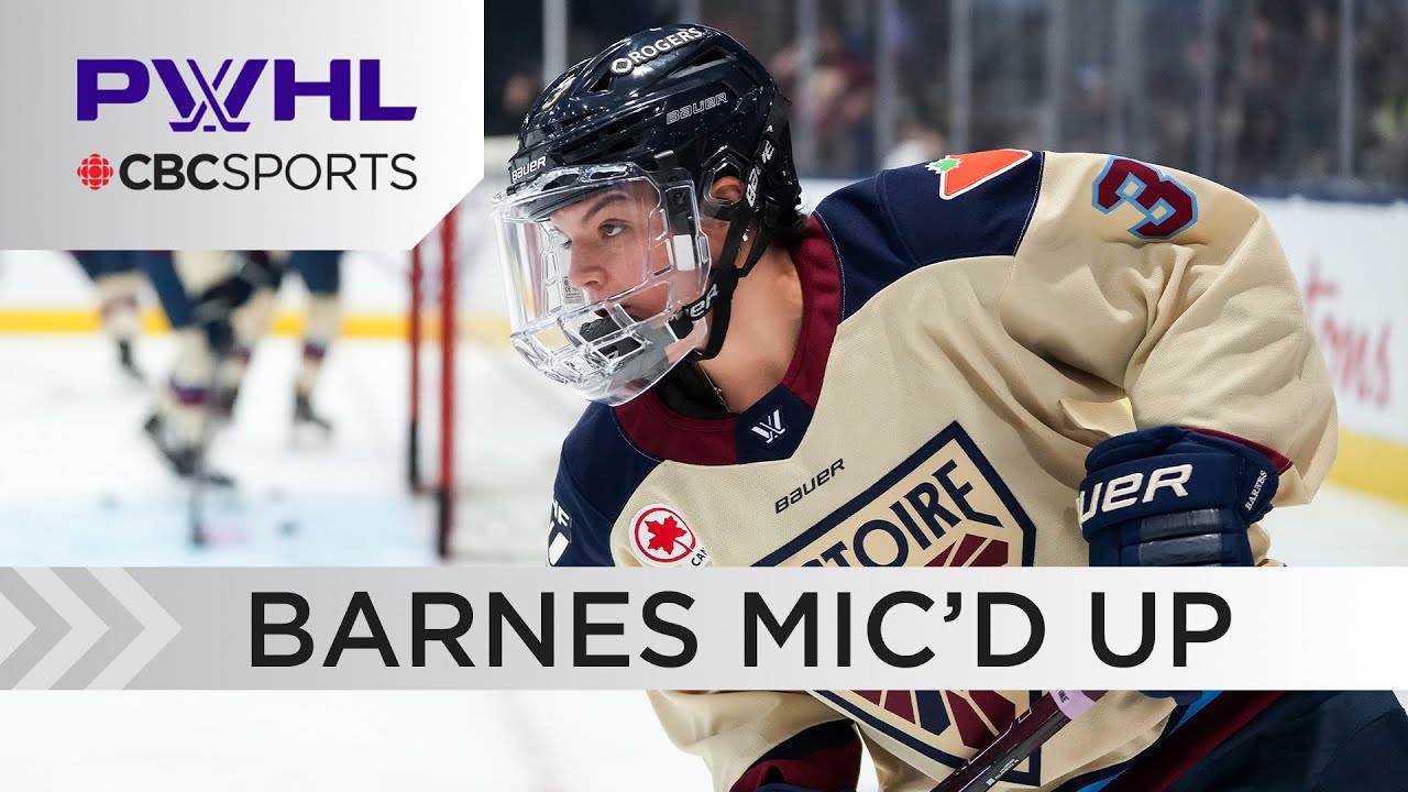 PWHL Mic'd Up: 'Did you hear that hockey is FUN?', Montreal Victoire's Cayla Barnes | #CBCSports