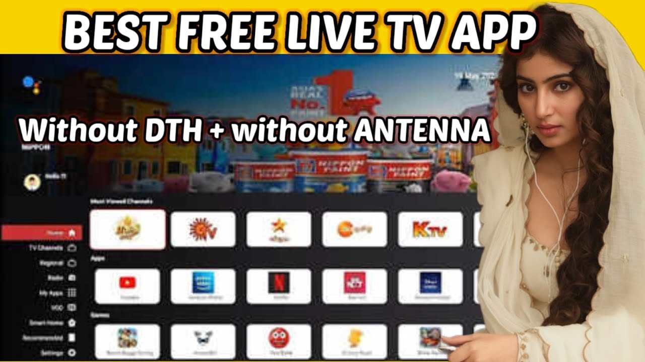 Free live tv app for android TV | free Live TV channels | Watch live tv Free on android tv | 2025