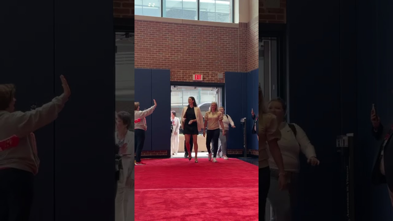 Indiana Fever's Caitlin Clark Welcomed to Indianapolis for First Time Since Being Drafted No. 1