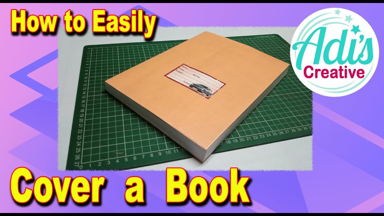 How to easily cover a book