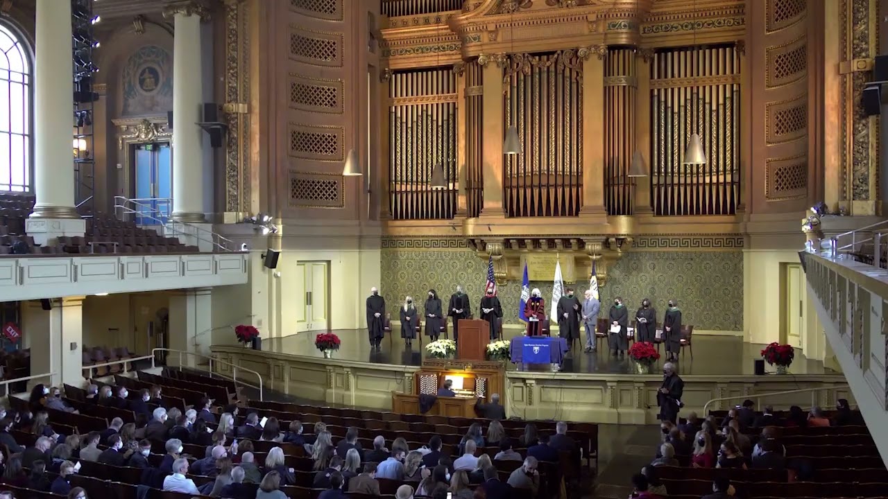 Yale PA Program Class of 2022 Commencement - Woolsey Hall