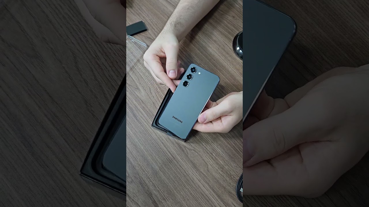 Unboxing Galaxy S23 5G e Capa Samsung Clear Case