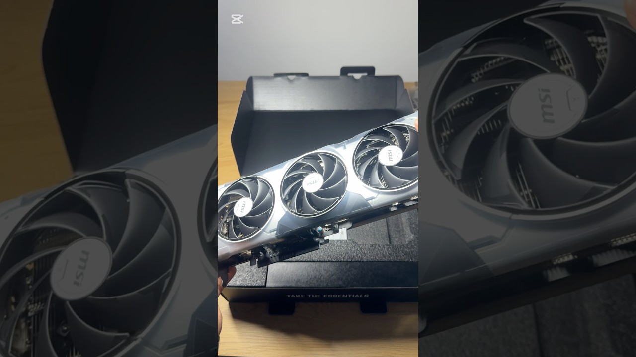 Unboxing of RTX 5080 From  MSI Ventus 3X #unboxing #5080 #msi #ventus