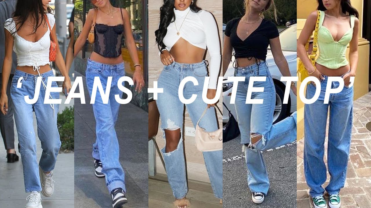 'Jeans and a Cute Top' (outfit ideas)