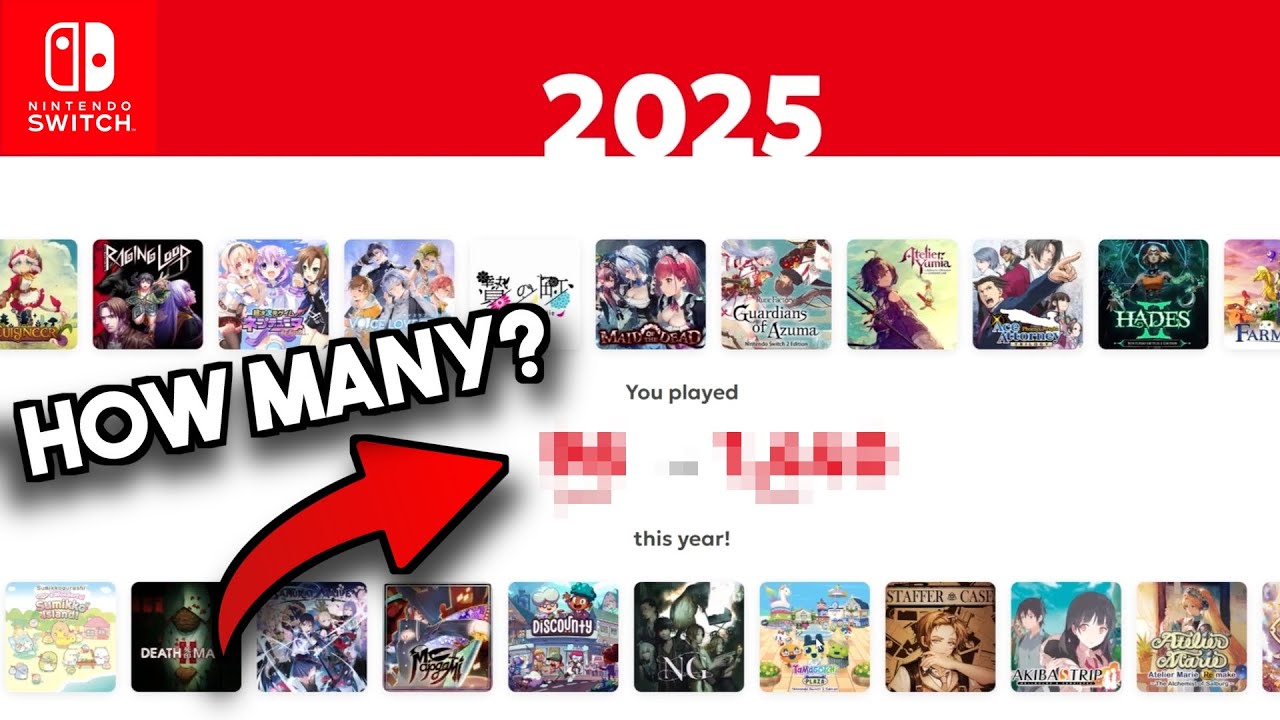 My Nintendo 2025 year in review - I PLAYED SO MANY GAMES!!!😱