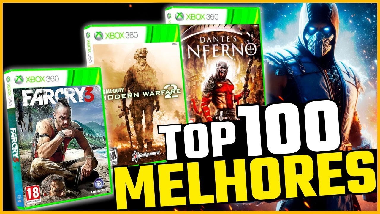Top 100 MELHORES Jogos do XBOX 360 que VOCÊ PRECISA JOGAR em 2026 !!!