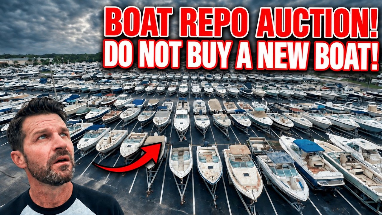 MASSIVE BOAT REPO AUCTION - 1/2 Price and STILL NOT SELLING!