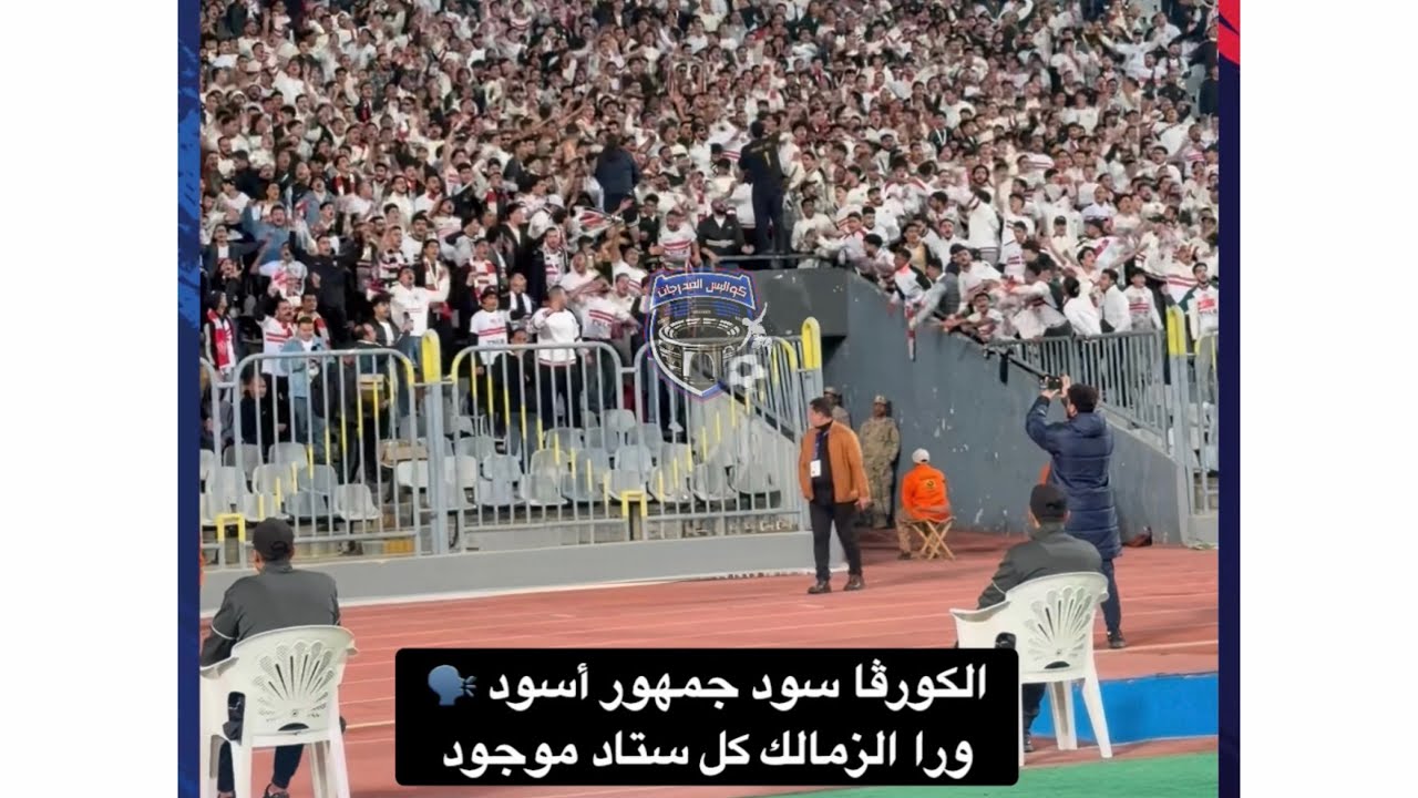 الهتافات الكاملة للوايت نايتس في الكونفدرالية أثناء مباراة الزمالك والمصري🤍🏹 #الزمالك 