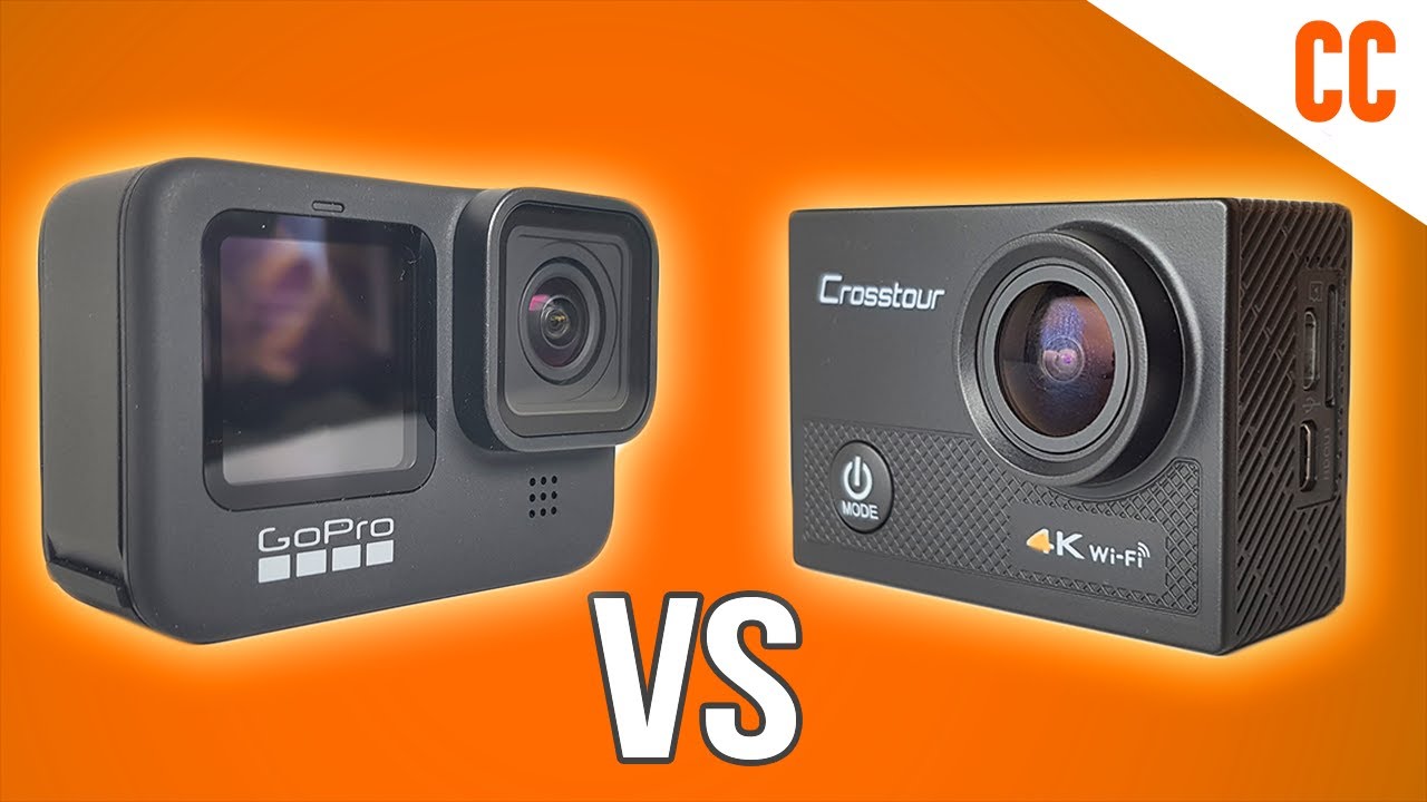 GoPro Hero 9 vs Crosstour CT9000 Comparison 4K Footage