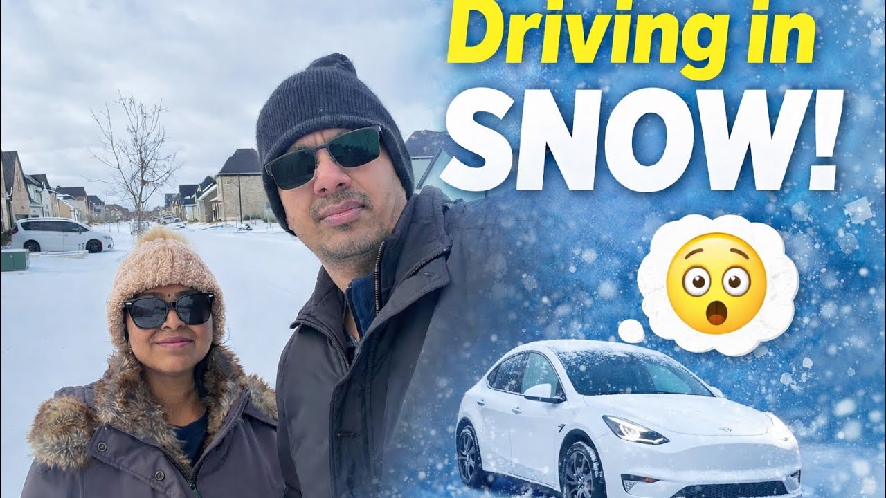 தமிழில்~ Texas Snow-ல ஒரு நாள் ❄️⛄ Fun & Memories #texastamil #texassnow #snow2026  @narmuchandran 