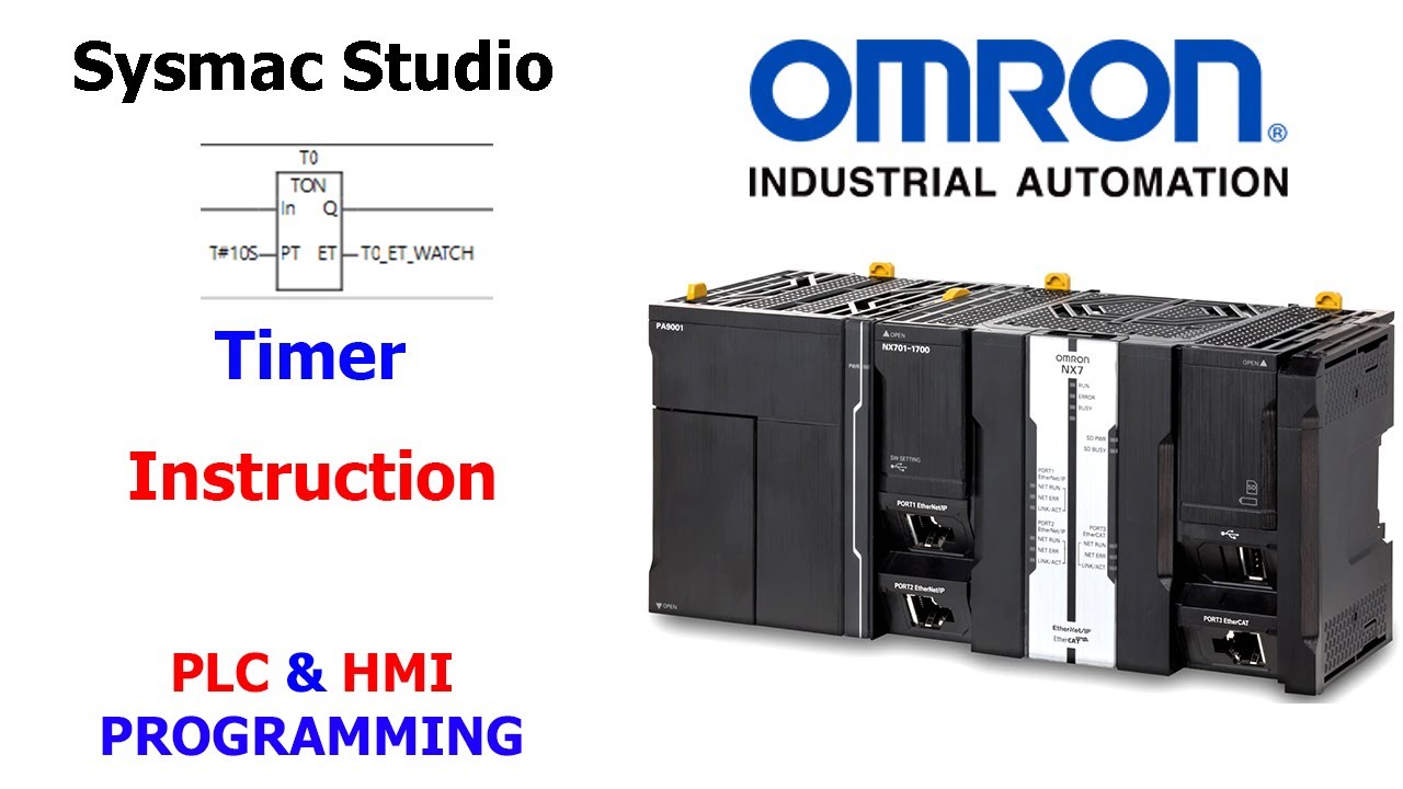 Timer Instruction | Sysmac Studio OMRON | NX701 #EEE_QUICK_LEARN #EP_2