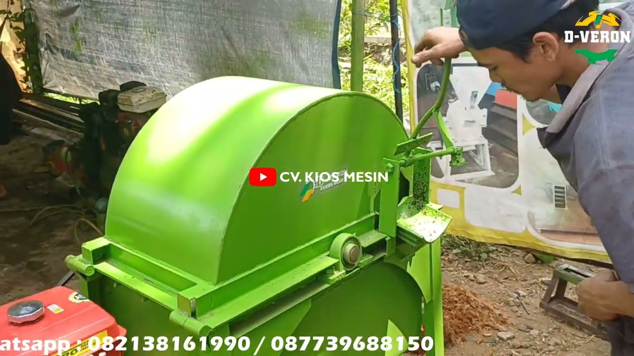 Mesin Giling Sabut Kelapa jadi Cocochip