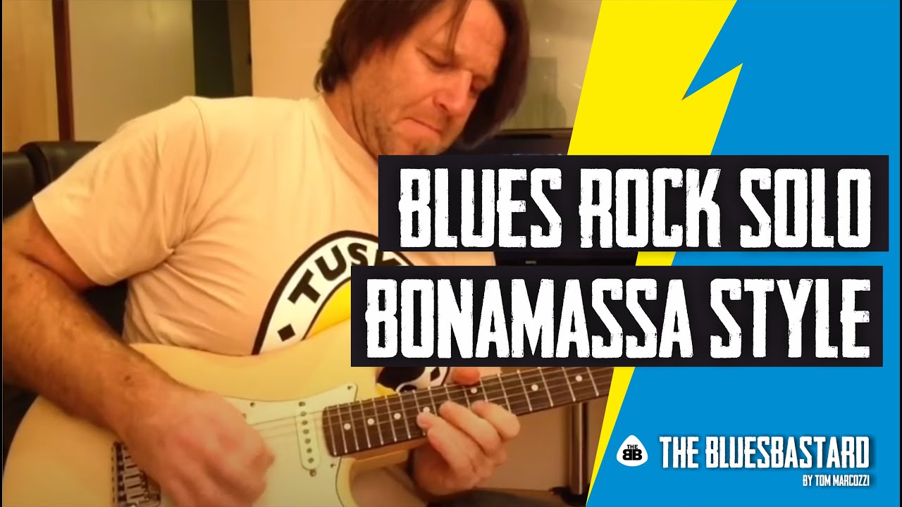 JOE BONAMASSA STYLE BLUES ROCK SOLO | Learn Different Solo Techniques