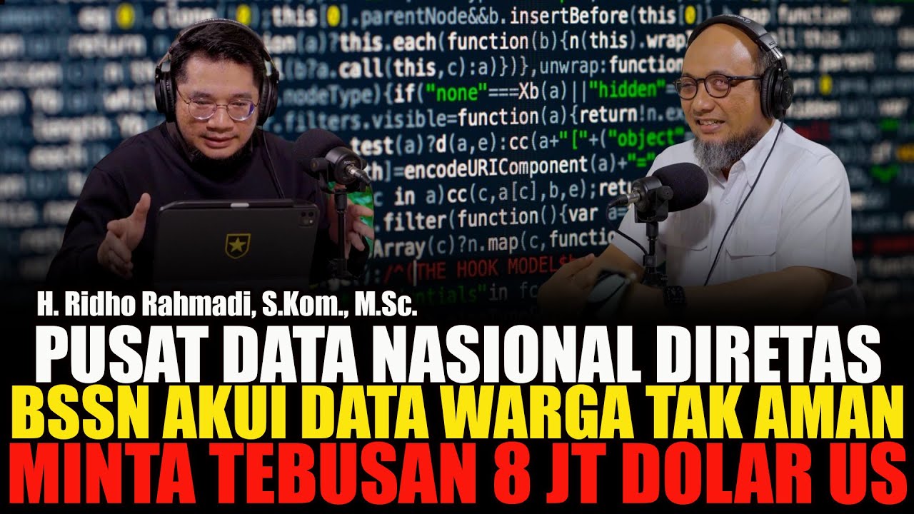 PUSAT DATA NASIONAL DIRETAS, BSSN AKUI DATA WARGA TAK AMAN? INI HACKER KECIL ADA YANG LEBIH BAHAYA?