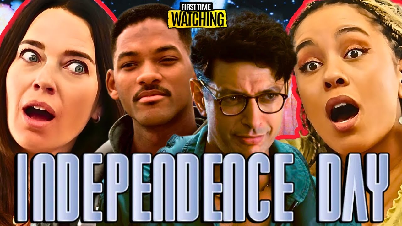 Laughter & Tears: INDEPENDENCE DAY ! MOVIE REACTION and COMMENTARY | First Time Watching (1996)