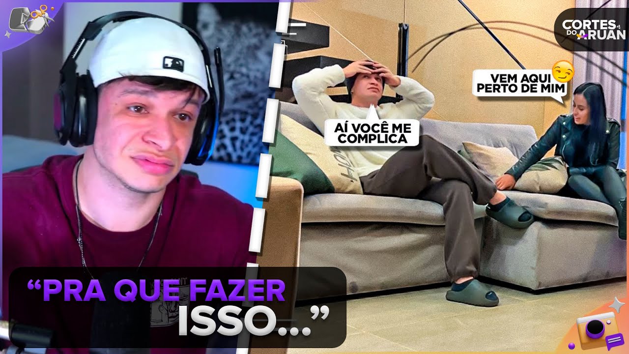 ARUAN REAGE: PEGUEI NO FLAGRA MINHA AMIGA DANDO EM CIMA DO MEU CRUSH! (KAROL KAVIC) -Cortes do Aruan