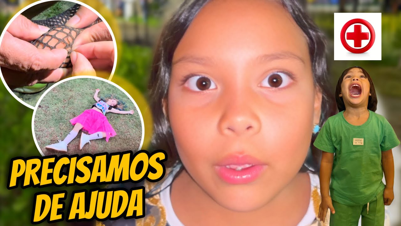 MACHUQUEI O PÉ E ELA PASSOU MAL * olha o que aconteceu *