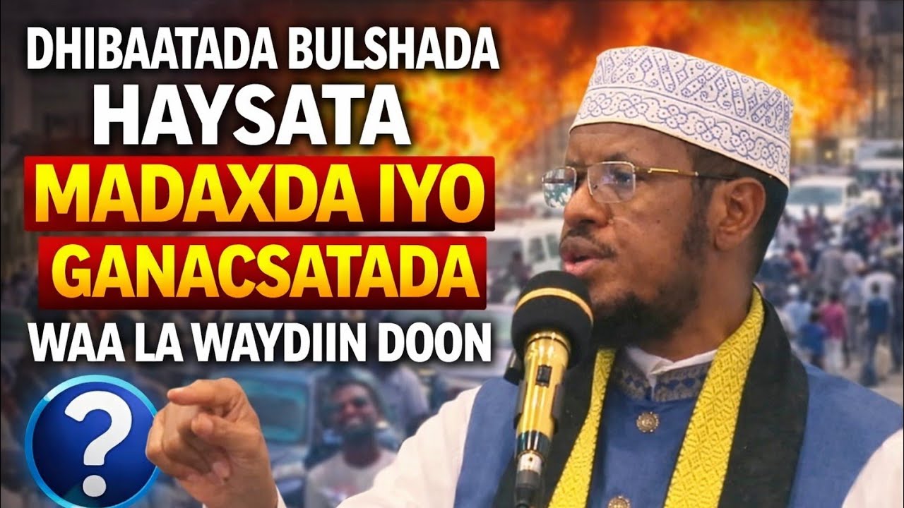 DHIBAATADA  BULSHADA HAYSATA MADAXDA IYO GANACSATADA WAA LA WAYDIIN DOON 
