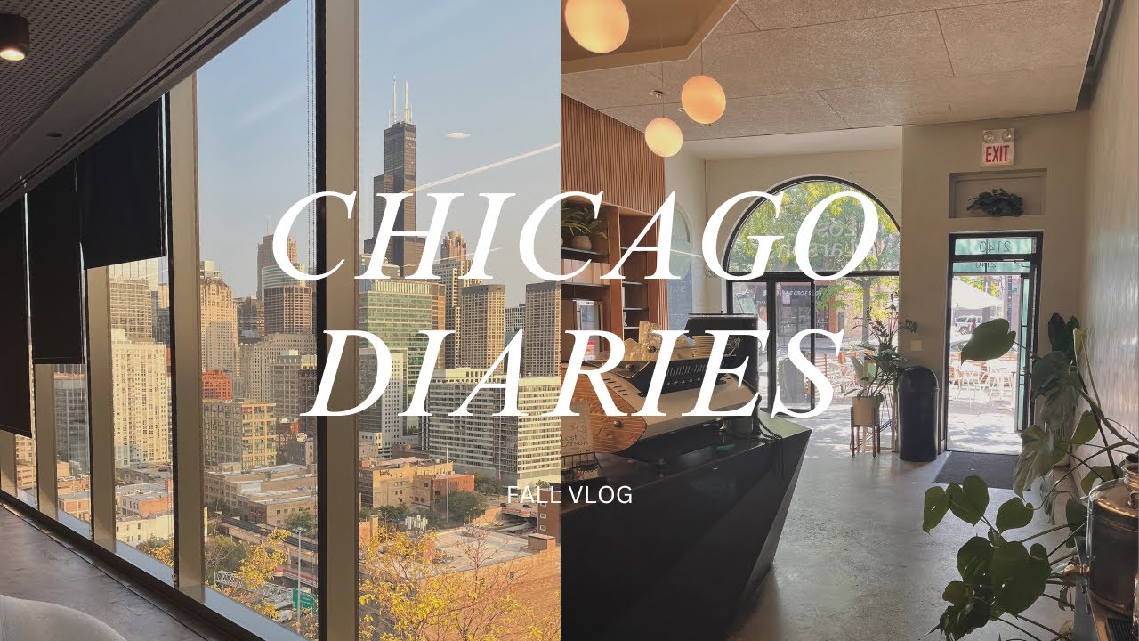 VLOG | solo coffee dates in chicago, cozy days in the city, west loop restaurants, slow living