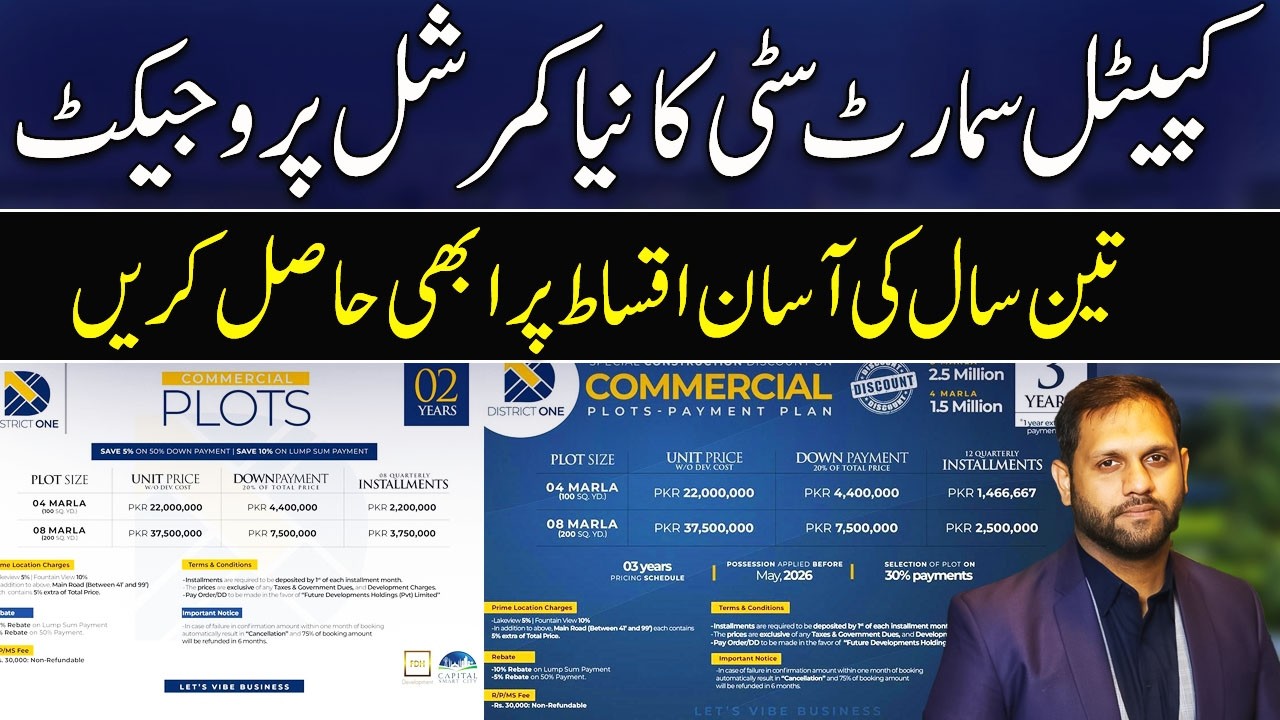 Capital Smart City Launches Brand New Commercial Project | Easy 3-Year Installment Plan | Invest Now