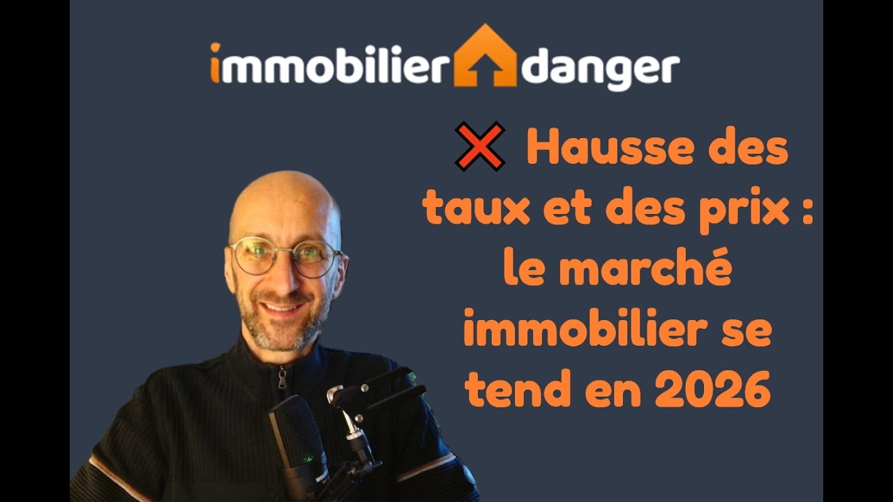 ❌ Le marché immobilier se crispe début 2026