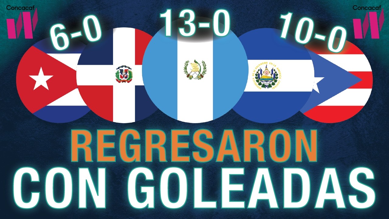 GUATEMALA Y EL SALVADOR GOLEARON EN LA ELIMINATORIA FEMENINA