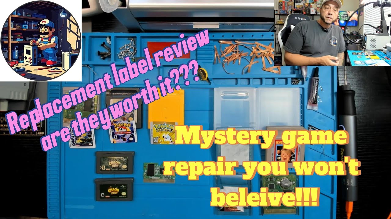 Mystery game repair and replacement label review
