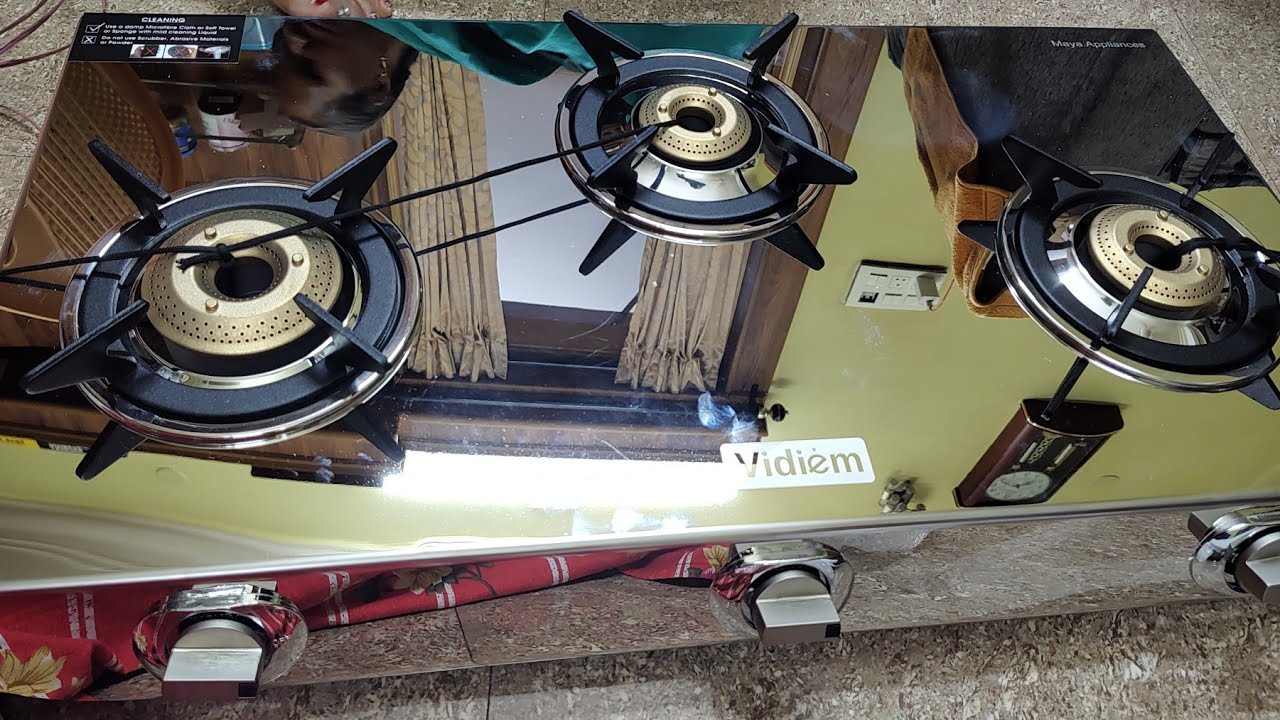 Vidiem Tusker 3 Burner Unboxing & Review in Tamil/ Stainless Steel 3 Burner gas Stove/Rusippoma