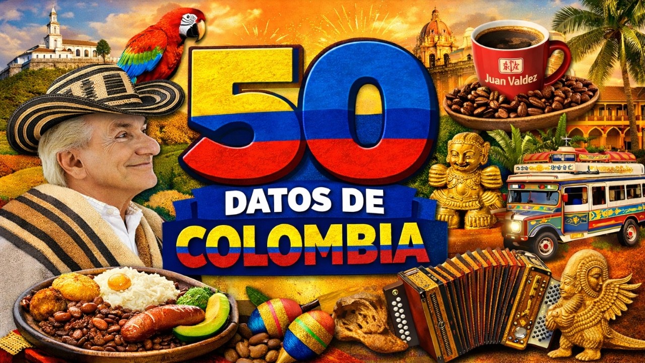 50 datos de Colombia