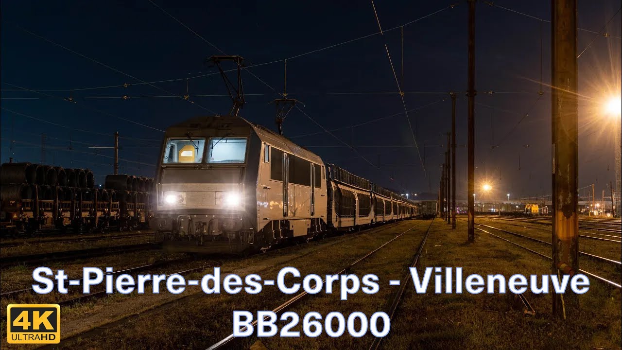 [CABRIDE 4K] St-Pierre-des-Corps - Villeneuve-St-Georges FR en BB26000