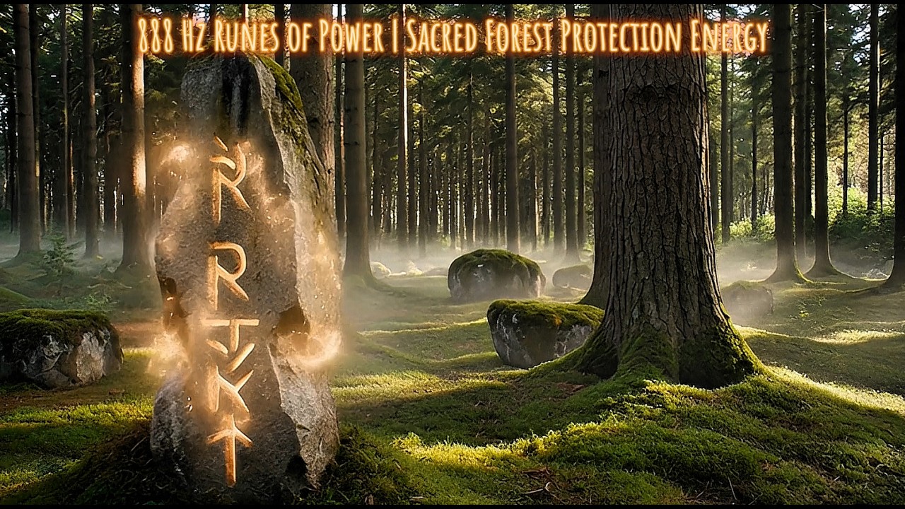 888 Hz Runes of Power - Sacred Forest Protection Energy