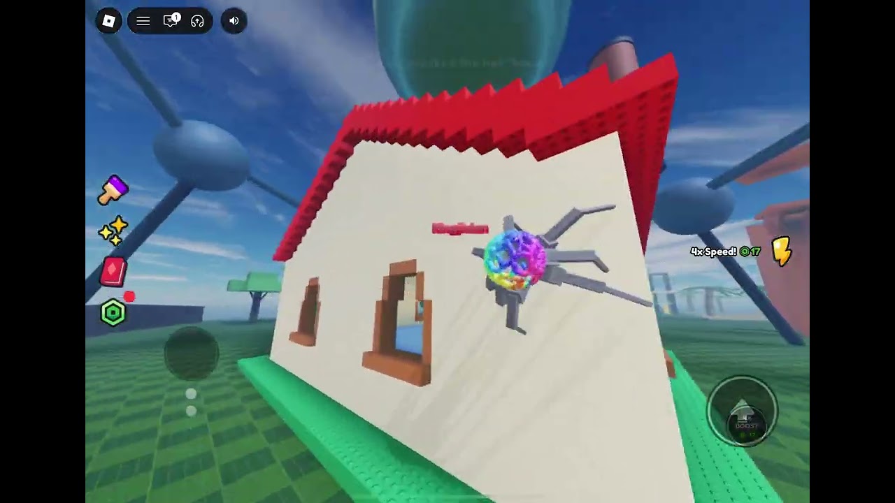 Playing spider tag
