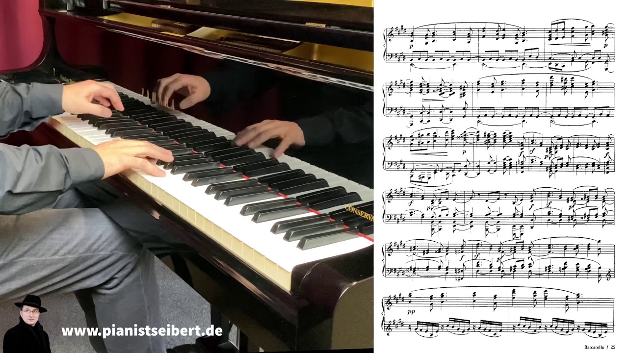 Xaver Scharwenka: Barcarolle e-Moll op. 14