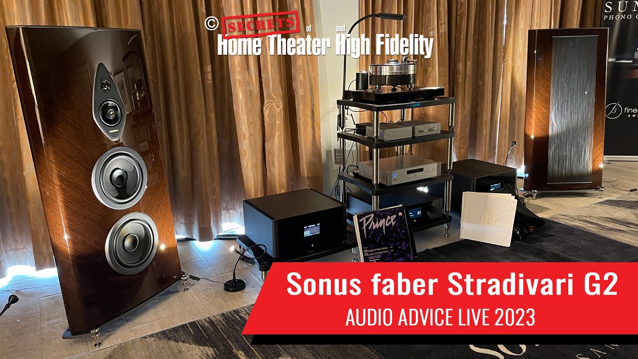 Премьера Sonus faber Stradivari G2 в Северной Америке на выставке Audio Advice Live 2023.