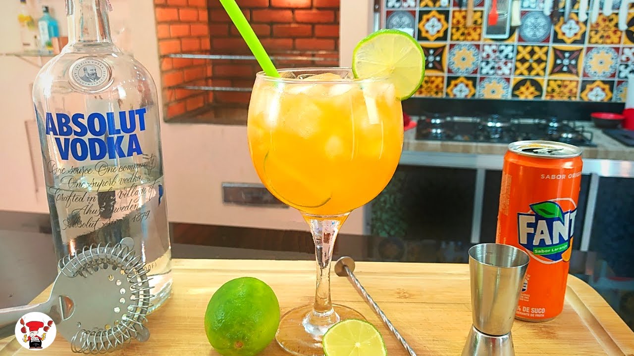 Como Fazer Hi Fi de Vodka Limão e Refrigerante Drink Perfeito