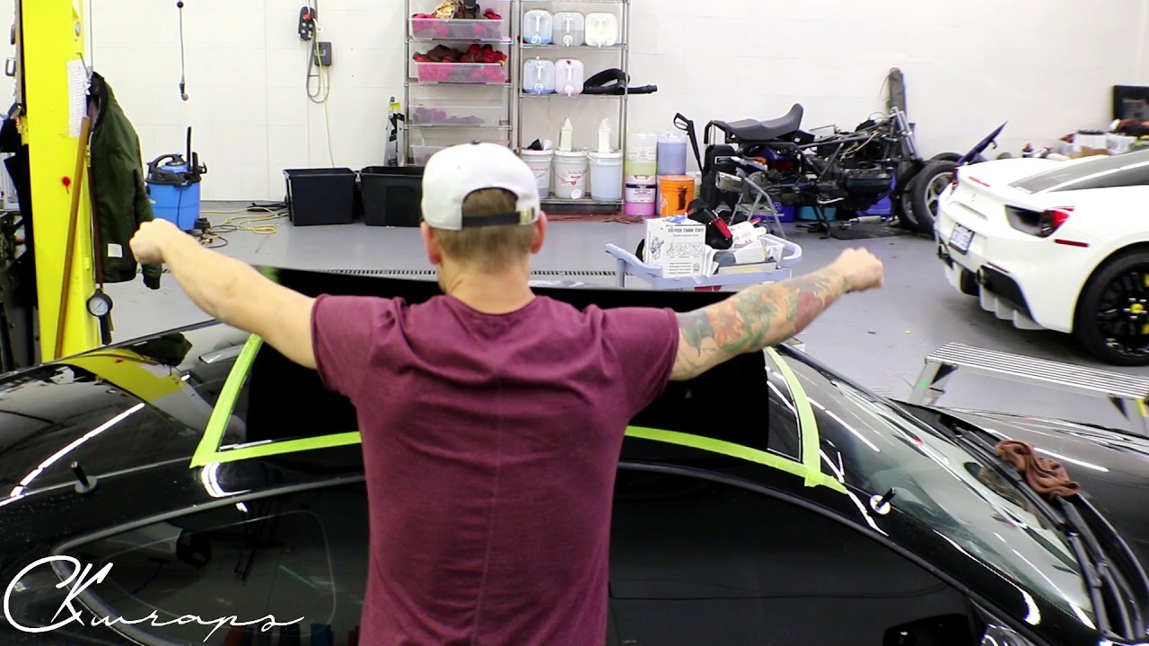 Super Detailed:  HOW-TO: Vinyl Wrap your car roof with Carbon Fiber