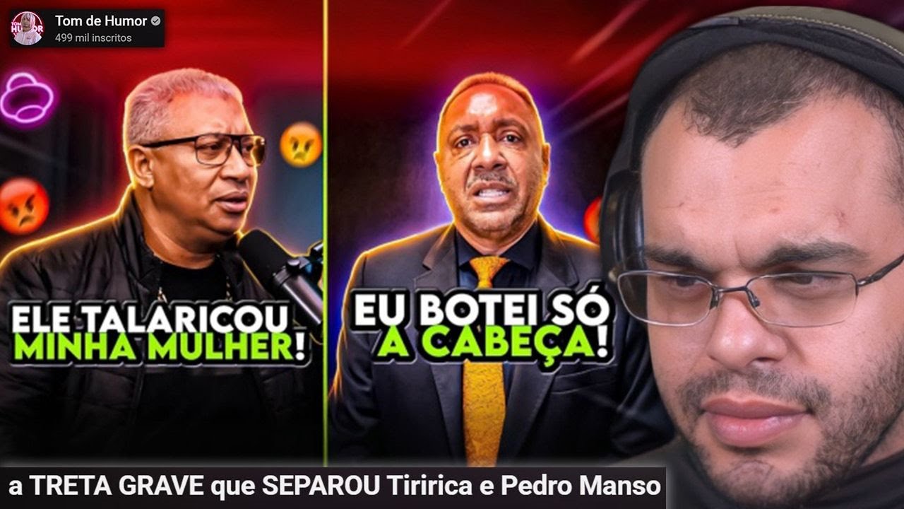 A TRETA SINISTRA Q SEPAROU TIRIRICA E PEDRO MENSO - Maicon react